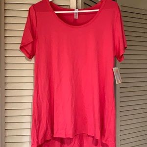Lularoe Bright Pink Medium Classic T